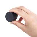 9 Pack (Same Size) Solid Rubber Stoppers - Size #6-33mm (1.29in) x 25mm (0.98in) - 28mm (1.10in) Long - Black Lab Plug