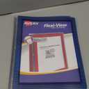 Avery Flexi-View 3 Ring Binder, 1 Inch Round Rings, 1 Navy Blue Binder (17685)