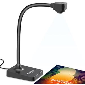 Document Camera for Teachers and Classroom, Gawervan USB Webcam/Doc Camera Builtin Mic— Mac OS, Windows, Chromebook Compatible for Live Demo, Web Conferencing, Distance Learning, Remote Teaching