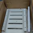 HDPE Waterproof Shower Bench,Shower Seats for Adults Shaving Legs,Shower Stool for Inside Shower 300 Lbs Capacity (White, 16.5 * 11.8 * 16.3)