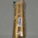 Snowkingdom 2 Pieces Gold Table Runner, Sequin Glitter Foil Metallic Thin Mesh Runner Roll 11"x108", Gold Table Decorations for Event Party, Wedding, Birthday Party, Christmas