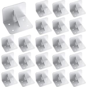 Taiyin 25 Pcs Snow Guards Stainless Steel Roofs Snow Stops 4 x 3 x 3 Inch Metal Prevent Ice Sliding Stop Buildup for Metal Roofs Steel Roof Winter Supplies, No Screws or Adhesives Included