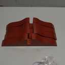 4pcs Folding Room Divider Stand, Folding Privacy Screen Holder Wooden Room Divider Stand with Screws, Heavy Duty Partition Feet for Home, Office, Hotel (4 Color Options). (Red)