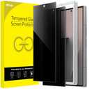 JETech Front Privacy Screen Protector for Samsung Galaxy Z Fold 7 2025, Anti-Spy Tempered Glass Film with Easy Installation Tool, Case-Friendly, 2-Pack