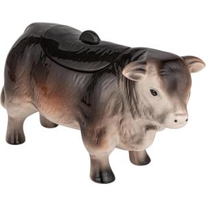 Vintage Ceramic Cow Shaped Cookie Jar
