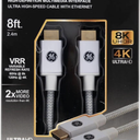 GE - Brandclub - GE 8ft 8K HDMI 2.1 Cable with Ethernet