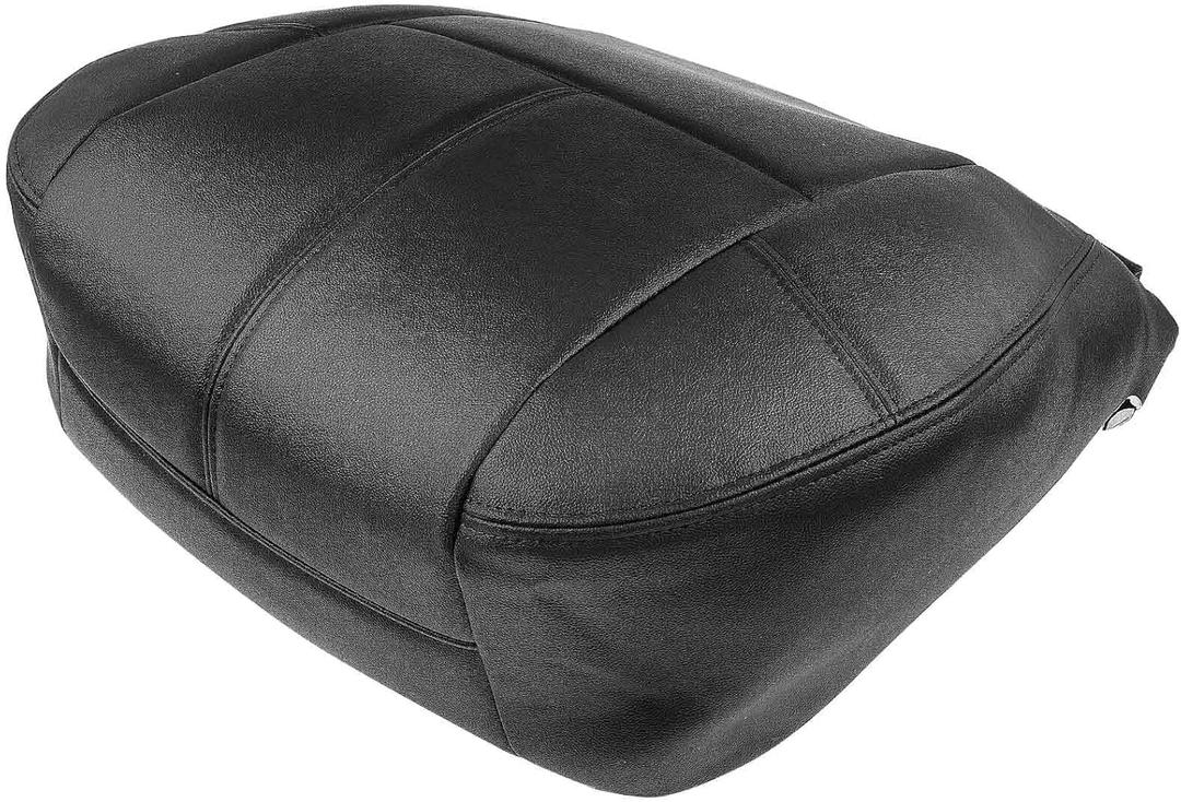 A-Premium Seat Cover Compatible with Chevrolet Avalanche Silverado Suburban Tahoe & GMC Sierra Yukon XL 1500 2500, 2007-2013, Front Driver Side, Ebony Black
