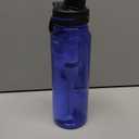 Filtered Water Bottle, Membrane Solutions C3 Water Bottle Filter with Replaceable ACFX2 Filter Cartridge, Portable Water Filter 36oz BPA-Free for Travel, Hiking & Camping Drinking use(Blue)
