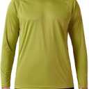 Mens UPF 50+ Rash Guard Swim Shirt Long Sleeve Moisture Wicking Quick Dry Lightweight Wrinkle-Resistant (Green, XXL)