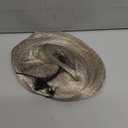 HOOJIH Hair Topper, Long Layered Topper with Bangs for Women with Thinning Hair 14 Inch Slightly Curled Ends Wiglets Synthetic Fiber Pieces for Women - Gray with Warm Brown Mixed