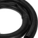 DMiotech 6.6ft Wire Loom Split Tubing 2 Inch, Cord Protectors from Pet Flexible Conduit Cable Management for Office, Home, Garden, Black