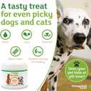 Vetoquinol Pill Wrap Treats for Dogs & Cats  4oz, 56 servings  Hides Any Size, Shaped Pill  Moist, Flavorful & Shapeable Pill Pocket Paste  Easy-to-Swallow Masking Pill Pouch for Training & Treats