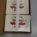 Sustainable Greetings 48-Pack Christmas Cards with Envelopes - 4 x 6 in, 6 Retro-Modern Designs in Red, Green, Purple & Brown - Blank Holiday Cards for Personalized Messages