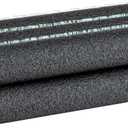 Duck Brand Foam Pipe Covers, Pipe Insulation Foam Tubes for Hot and Cold Water Pipes, Pre Slit and Self Sealing Adhesive Edge, 0.75 in. x 1 Ft., 6 Sticks Per Package, 6 Feet Total, Black