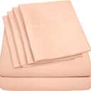 6 Count Peach Sheets Twin Size
