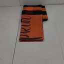 Fall Decor Door Mat Combo Set, Welcome Mat + 28 x 43 Inches Orange Black Checkered Buffalo Plaid Area Rugs for Autumn Thanksgiving Halloween Home Decorations Hey There Pumpkin (Brown)