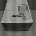 RIZZARI Dog Water Bowl Dispenser : 8L Gravity Large Black Stainless Steel Automatic Feeder with Triple Filter - No Spill - Easy Clean - for Energetic Dog Owners - Multi-Pet Families -Backyard -Balcony