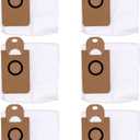 6 Pack Dust Bags for iHome AutoVac Nova Self Empty Robot Vacuum Replacement Accessory Parts