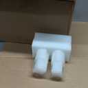 Sandraheer 10-Pack White Pillar Candles with Clear Hurricane Glass Vases - 3-Size Set for Wedding Table Centerpieces, Home Decor | Windproof Candle Holders