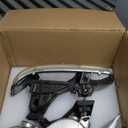 AUTOSAVER88 Headlight Assembly Compatible with 1999 2000 2001 2002 Chevy Silverado 1500 2500 1500HD 2500HD 3500/2000-2006 Tahoe Suburban Headlamp Pair with Bumper Lamp Chrome Housing Amber Reflector