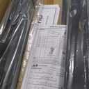 DIYHD 24FT Exterior Double Sliding Barn Door Hardware,Heavy Duty Wall Mount Box Track Kit for Outdoor Use,MAX Load 330lbs,Kit to Hang 2 Doors(Fit 72" X 2 Door)