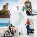 Women's Moisture Wicking Low-Top Ankle Socks, Shock Absorption, Air Bubble, 3 Pairs (6-9)