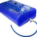 TooTaci 240L/63.4Gal Water Storage Bladder Containers, Portable Water Tank with Hose and 3/4" Adapters, Foldable Reservoir for Emergency, Garden Watering, Drought Resistance, RV Trips