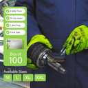 1st Choice 6 mil Nitrile Gloves, Disposable, Latex Free (Green (Large 100))