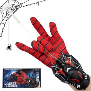 Spider Web Shooter - Real Web Slinger that Actually Shooters for Kids, USB Type c Charging, Launcher Distance 8ft, Cool Gadgets Toy Things for Superhero Role-Play