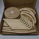 Swegrow Wooden Kids Chair, Toddler Chair for Table, Kids Stackable Chairs, Kid Wooden Furniture for Family/Playroom/ClassroomSet of 2-Natural Wood