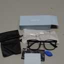 Gaoye Eyewear Frames for Men - Blue Light Blocking Square Glasses, Anti UV Ray Computer Gaming, Blue Blockers for Women (*Black & Transparent)