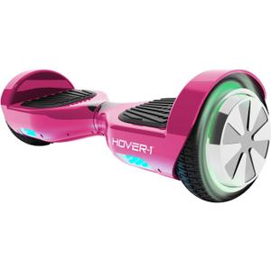 Hover-1 Ultra Electric Self Balancing Scooter with 9MPH Top Speed, 9 Mile Range, 400W Motor, Long Lasting Li-Ion Battery, 5HR Full Charge, Rider Modes: Beginner to Expert (Pink)
