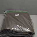 Color&Geometry Anti Fatigue Cushion Padded Kitchen Mat for Floor - 17x29+17x59,Easy Clean, Waterproof & Oil Proof, Anti Slip, Foam Rubber Runner Rug for Front Sink Comfort Standing, Brown Set of 2