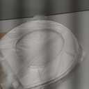 Little2Big Toilet Seat with Built-In Potty Training Seat, Slow Close, Durable Plastic, Made in USA, ROUND, White