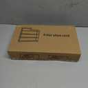 Sywhitta 4-Tier Free Standing Shoe Rack With Storage Boxes - High Capacity Organizer for Corridor, Living Room, Balcony, Bedroom (Black)