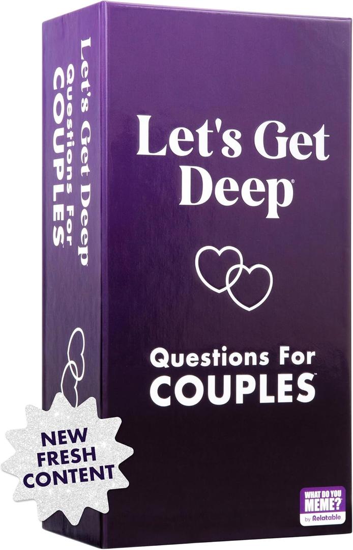 WHAT DO YOU MEME? Let's Get Deep - Conversation Cards for Couples, Love Language Card Game