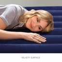 Intex 64759E Dura-Beam Standard Downy Air Mattress: Fiber-Tech Queen Size 10in Bed Height 600lb Weight Capacity Pump Sold Separately