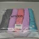 ATTIQOZI Athletic Shorts for Girls 5 Pack, Moisture-Wicking Girls Shorts with Pockets for Basketball, Soccer, Running, Gym 2Bl/Purple/H Pink/Purple/Green S (S)