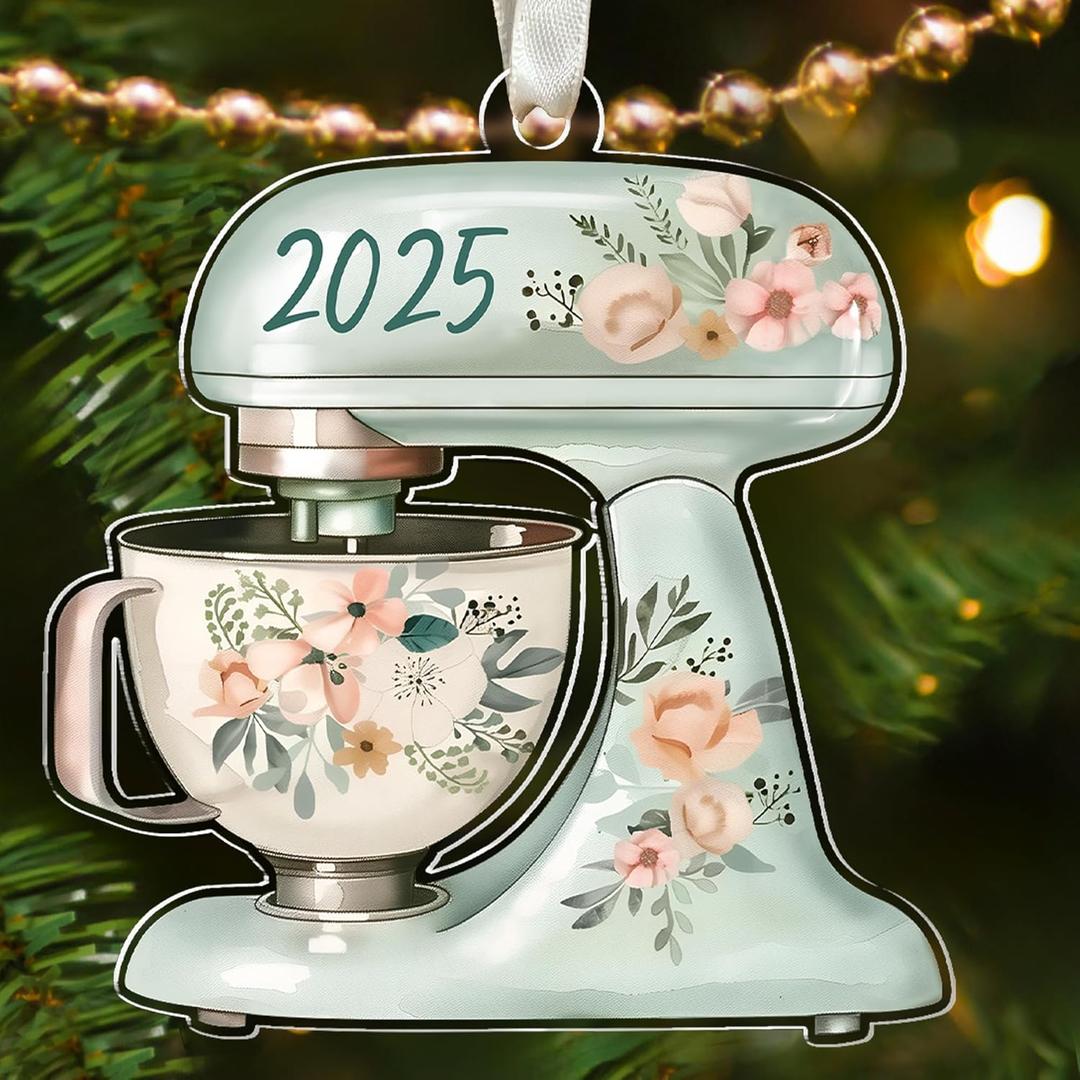 Baking Ornaments for Christmas Tree - Baking Gifts for Women, Cooking Lovers, Bakers - Cookie Cupcake Christmas Ornament - Cooking Bakery Cake Chef Ornaments - Acrylic Ornament 2025