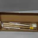 Closet Rod, Adjustable Rod for Hanging Clothes, 42 to 52 Inches Clothes Rod for Closet, Gold