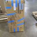 Kids Outdoor Playhouse, Cedar Wooden Kids Playhouse with Play Kitchen, Pet Door, Sink, Stove, Cookware, Windows, Flowerpot Holders, Ringing doorbell, Cottage Play House for Backyard Blue