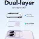 ESR for iPhone 17 Case with Stash Stand, Compatible with MagSafe, Military-Grade Drop Protection Magnetic Phone Case, Scratch-Resistant Back Cover,Frosted Light Purple