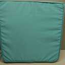 Basic Beyond Outdoor Chair Cushions for Patio Furniture, Waterproof Outdoor Seat Cushions Set of 4 18 x 18, Patio Chair Cushions Set of 4 with Ties and Handle, Teal