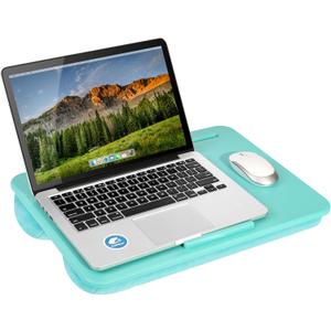 LAPGEAR The Original Lap Desk – Aqua Sky, Fits 17" Laptops