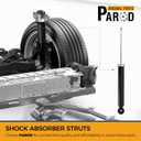 PAROD 2PCS 5611 Rear Struts Shock Absorber fit for 2006-2013 Audi A3, A3 Quattro, 09-2017 VW CC, 06-2014 GTI, 10-2014 Golf, 05-2014 Jetta, 06-2010 Passat, 09-2010 CC, 2008 R32, 06-2009 Rabbit