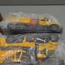 2Pcs Large-Size Construction Engineering Truck Toy Set,Lifting Arm Crane & Lifting Transport Truck Construction Toys,for 3 4 5 6 7 Year old Boys Kids Toddlers Birthday Christmas Gift