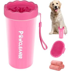 dog paw cleaner big pink (Large)