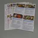 HAMIEW 5 Pack Mediterranean Diet Chart Food List 2026, 80+ Easy Meal Planner Recipes for Beginner (Laminated), Mediterranean Ingredient Meal Plan, Serving Sizes Calories Net Carbs, Diabetes-Friendly