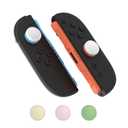 PlayVital Thumb Grips for Nintendo Switch 2, 8-Pack Silicone Joystick Caps for Joycon 2, Cute Accessories Comfort Thumbstick Grip Covers - White & Antique Yellow & Pink & Matcha Green