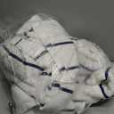 White Classic Cotton Pool Towels Oversized 35 x 70 Inches, Ultra Absorbent and Low Lint Striped Beach Towels for Adults, Stripes Design Luxury Extra Large Bath Towels, Navy Blue, 3 Pack